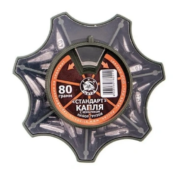 Svaru komplekts DROP ar caurulīti "STANDARD" 80gr.