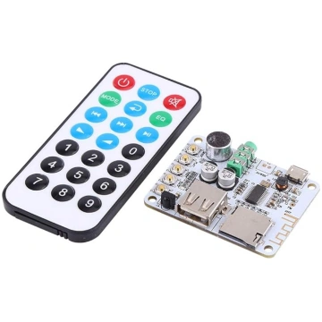 Bluetooth audio uztvērējs, mikrofons, USB, TF, FM,