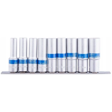 1/2" Dr. Deep socket set 9pcs. 12pt KingRoy