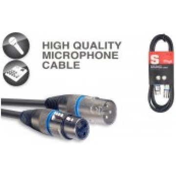 Mikrofona kabelis, XLR / XLR, 10 m, Stagg SMC10 BL