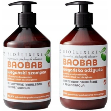 BIOELIXIRE BAOBAB šampūns + kondicionieris - 2x500