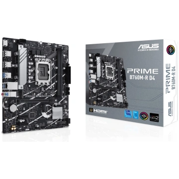 Pagrindinė plokštė ASUS PRIME B760M-R D4 DDR4 PCIe