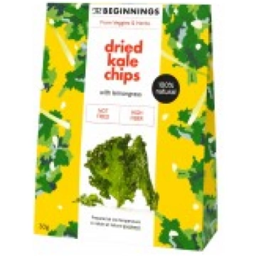 Kale čipsi ar citronzāli 30g THE BEGINNINGS