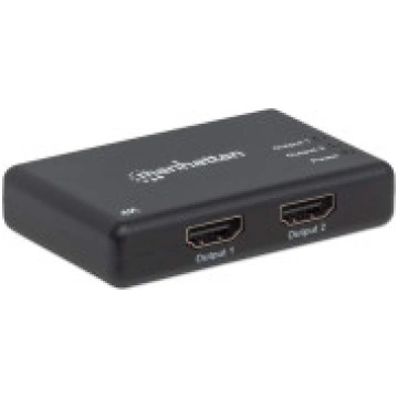 Manhetenas 4K HDMI sadalītājs barošanas avots. mel