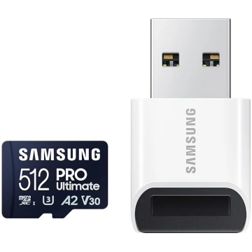 Samsung Pro Ultimate microSD karte + USB karšu las