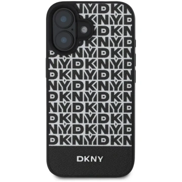 DKNY PU Leather Repeat Pattern Bottom Stripe MagSa