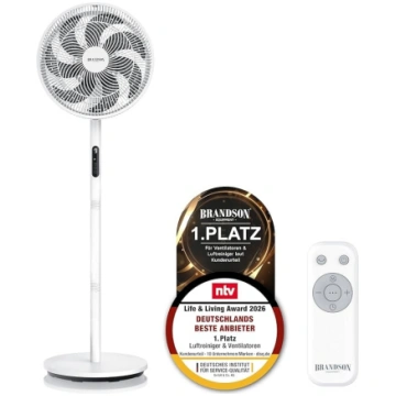 Brandson līdzstrāvas līdzstrāvas grīdas ventilator