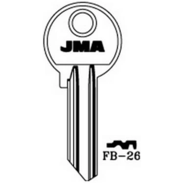 BLANK KEY FAA55L(FB-26) FAB 8422513111356 (2000510