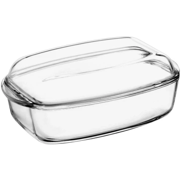 Stikla trauks Pyrex Essentials, caurspīdīga krās.,