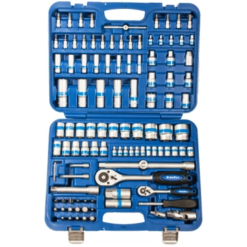 1/4" + 1/2" Dr. Socket set 108pcs. 12pt KingRoy
