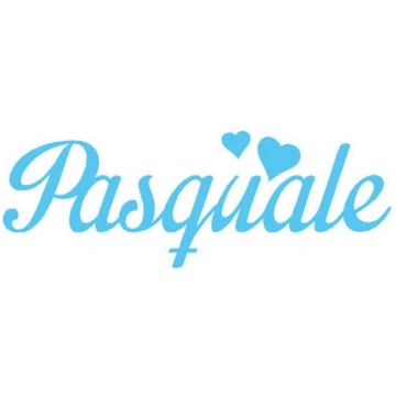 Personalized felt name - pasquale IDEE IN FELTRO