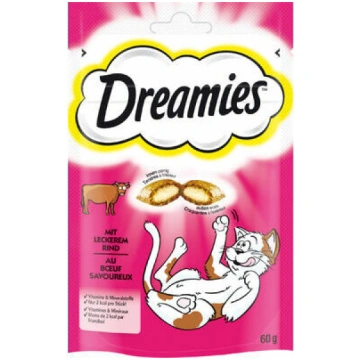 Gardums kaķiem ar lielopu gaļu 60g, Dreamies