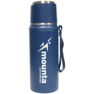 Termoss 800ml zils, maks. 15 stundas MOUNTA