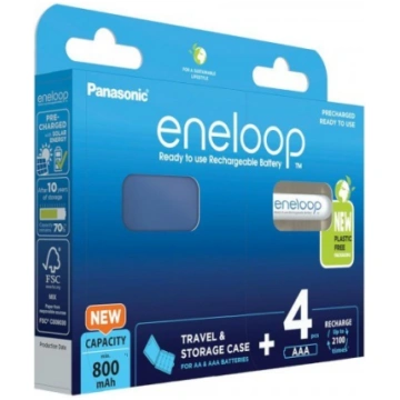 Uzlādējamas baterijas PANASONIC ENELOOP AAA 800 mA