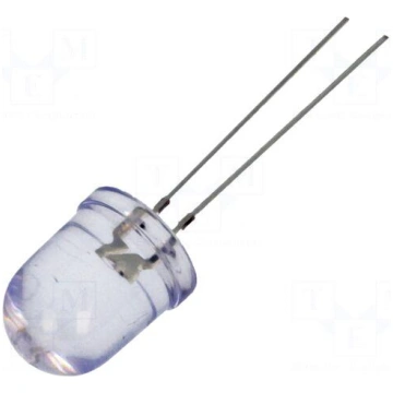 LED | 10mm | white warm | 14400÷19000mcd | 30° | F