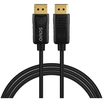 Savio CL-205 DisplayPort cable 2 m Black