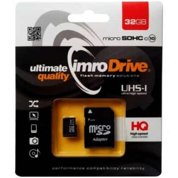 IMRO MicroSD memory card 32GB + adapter 10C