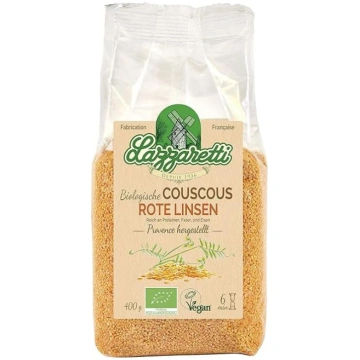 Lazzaretti bioloģiskais kuskuss ar sarkanajām lēcā
