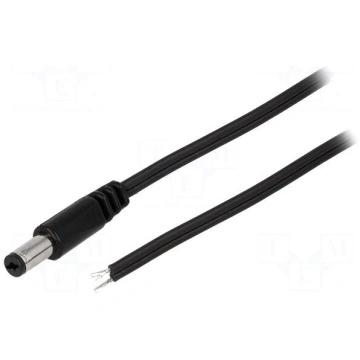 Cable | wires,DC 5,5/1,7 plug | straight | 0.5mm2