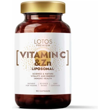 LOTOS PREMIUM Liposomālais Vitamīns C + Cinks N90