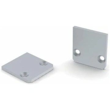 ANODIZED ALUMINIUM END CAP FOR SL15 FL PROFILE WIT