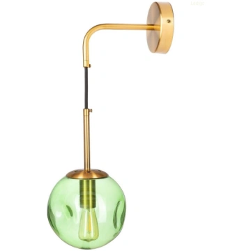 LAVA GREEN metāla sienas lampa