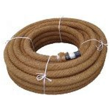 PVC dren.caur.128/113 ar kokosa filtru (10m) Drenā