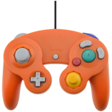 GAMECUBE CONTROLLER FOR WII AND GAMECUBE ORANGE CO