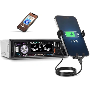 OiLiehu 1Din Autoradio Bluetooth Freisprecheinrich