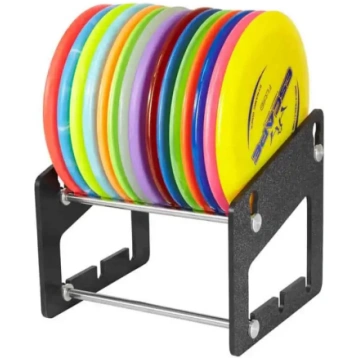 ZÜCA disku plaukts Compact Disc Golf Cart - Melns