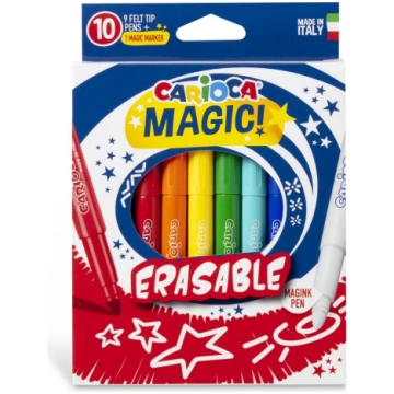 Flomasteri CARIOCA MAGIC, 9gab. + 1 burvju marķier