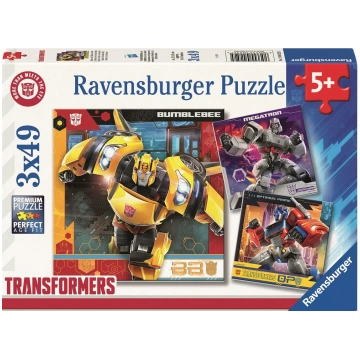Puzzle 3x49 Transformers / Bumblebee Ravensburger
