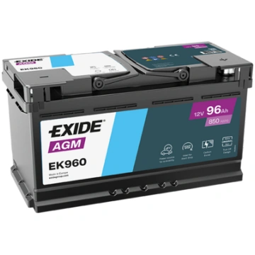 EXIDE EK960 Startera akumulatoru baterija