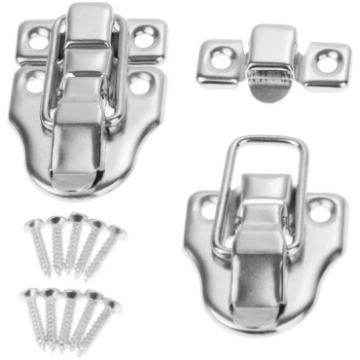 4Pcs Vintage Silver/gold Brass Metal Toggle Hasp L