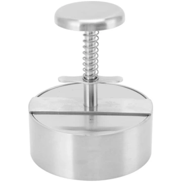 Generic Stainless Steel Burger Press with Spring-L