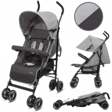 Kidwell bērnu rati PARASOLKA NELLI GRAY/GRAPHITE –