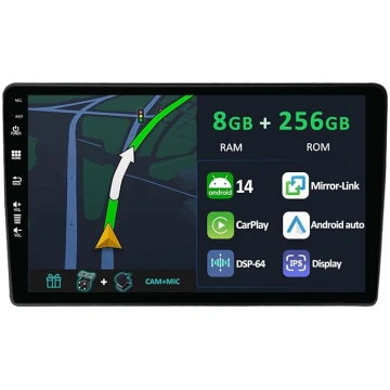 Cadley [8G + 256G] IPS 9 collu Android 14 autoradi