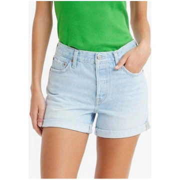 Levis 501 Rolled Short Glaring Tailored Womens
