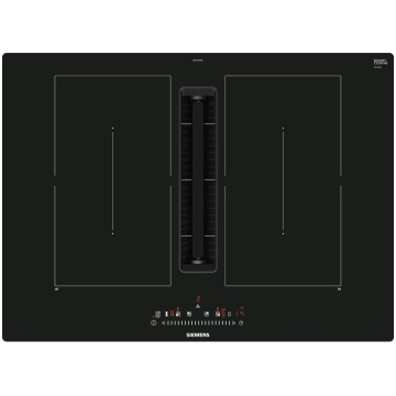 70cm Black Vented Induction Hob with Extractor - S