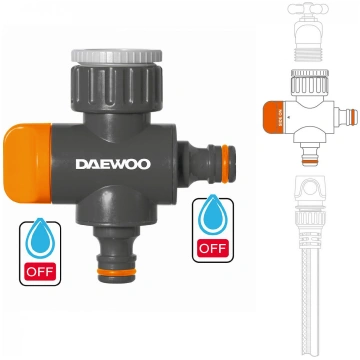 Divu kanālu krāna adapteris DWC 1219 DAEWOO, 26.5/