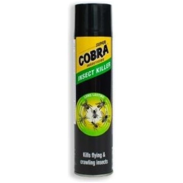 SuperCobra aerosols pret lidojošiem un rāpojošiem 