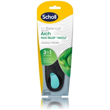 Scholl In-Balance Arch Pain Relief Insole sāpju ma