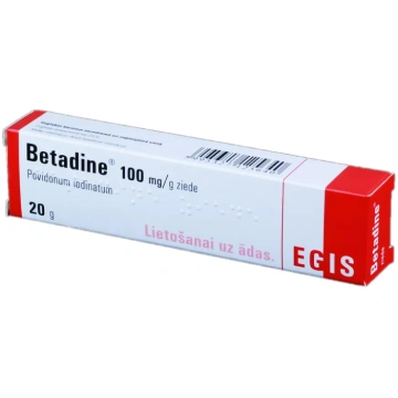 Betadine 100mg/g ziede 20g