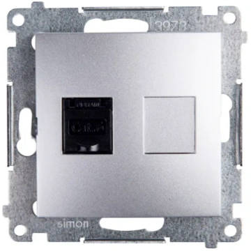 Kontakt-Simon Computer socket SIMON54 single RJ45 