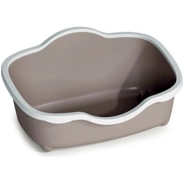 StefanPlast Tres Chic Open kaķu tualete, balta/pud