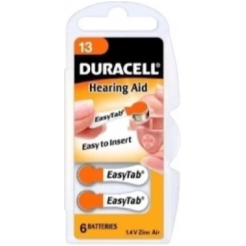 Baterijas Duracell Activair 312 6 pack 1.45V