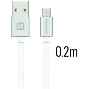 Swissten Textile Quick Charge Universāls Micro USB