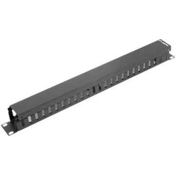 Lanberg 19" cable management panel type A 1U AK-12