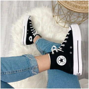 CONVERSE PLATFORM - CONVERSE - NERO