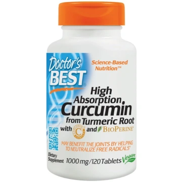 Doctor"s Best augstas absorbcijas kurkumīns no kur